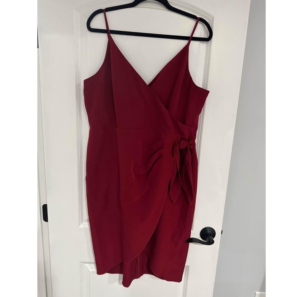 bcbg faux wrap dress size 16 - Picture 2 of 4